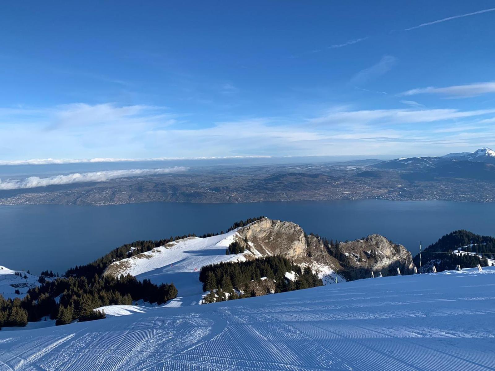 Chalet Les Alpages Vue Panoramique Sur Le Lac Leman Thollon-les-Memises Екстер'єр фото
